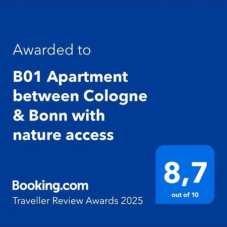 B01 Apartment Between Cologne & Bonn With Nature Access Troisdorf Zewnętrze zdjęcie